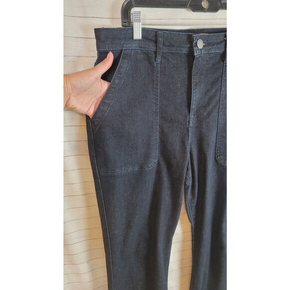 KNOX ROSE DARK WASH FLARE JEANS, SZ 12 - Picture 5 of 14